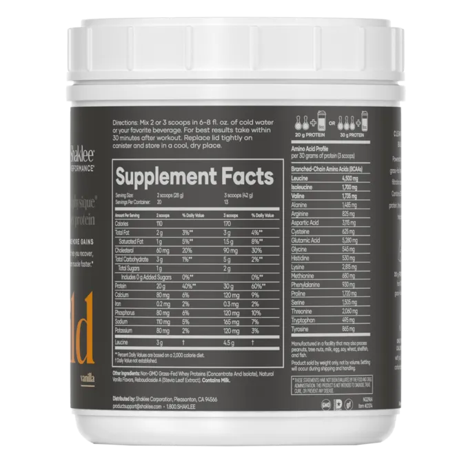 Advanced Physique Whey Shake, Grass-Fed Source — view 15